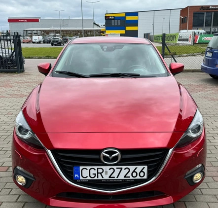 Mazda 3 cena 47900 przebieg: 146000, rok produkcji 2014 z Iława małe 191